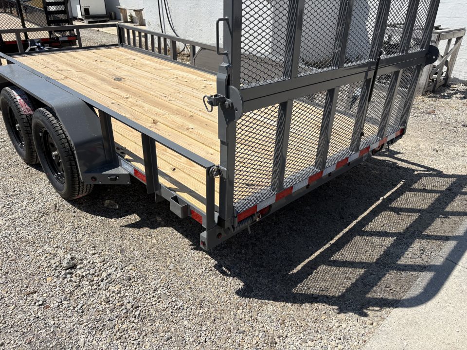 New 2026 Delco Trailers 83"X16' ATV SIDE RAMP TRAILER ATV Trailer