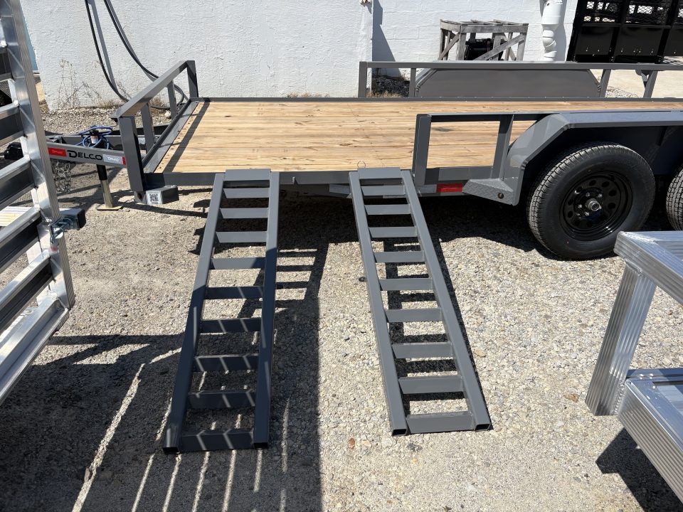New 2026 Delco Trailers 83"X16' ATV SIDE RAMP TRAILER ATV Trailer