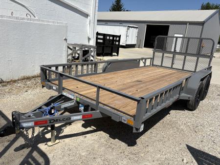 New 2026 Delco Trailers 83 X16' ATV SIDE RAMP TRAILER ATV Trailer