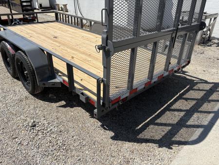 New 2026 Delco Trailers 83"X16' ATV SIDE RAMP TRAILER ATV Trailer