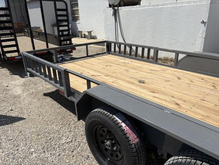 New 2026 Delco Trailers 83"X16' ATV SIDE RAMP TRAILER ATV Trailer