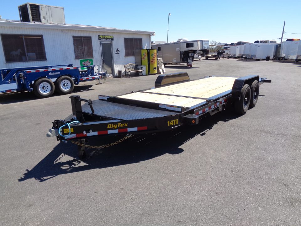New 2027 Big Tex Trailers * 14TI-20 * 20ft Super-Duty I-Beam Tilt Equipment Trailer w/ 4Ft Front Stationary Deck