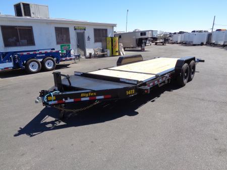 New 2027 Big Tex Trailers * 14TI-20 * 20ft Super-Duty I-Beam Tilt Equipment Trailer w/ 4Ft Front Stationary Deck
