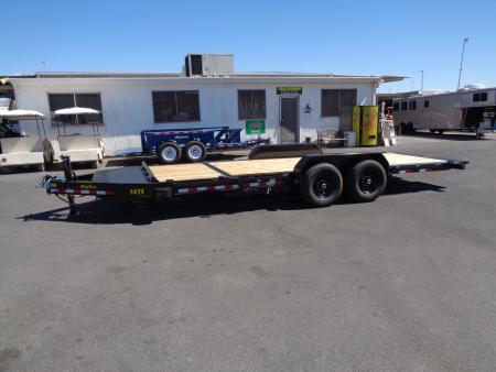 New 2027 Big Tex Trailers * 14TI-20 * 20ft Super-Duty I-Beam Tilt Equipment Trailer w/ 4Ft Front Stationary Deck