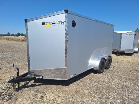 New 2027 Stealth Trailers 7x14 Tandem Axle Cargo / Enclosed Trailer W/ Ramp Door