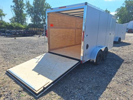 New 2027 Stealth Trailers 7x16 Tandem Axle Cargo / Enclosed Trailer W/ Ramp Door