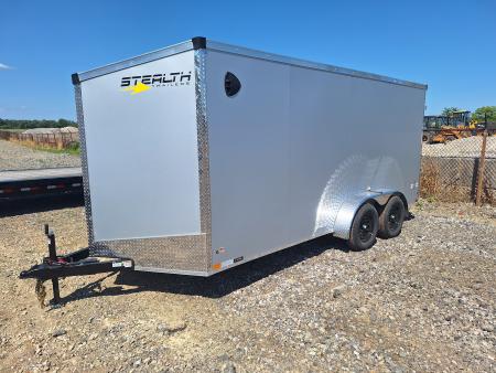 New 2027 Stealth Trailers 7x16 Tandem Axle Cargo / Enclosed Trailer W/ Ramp Door