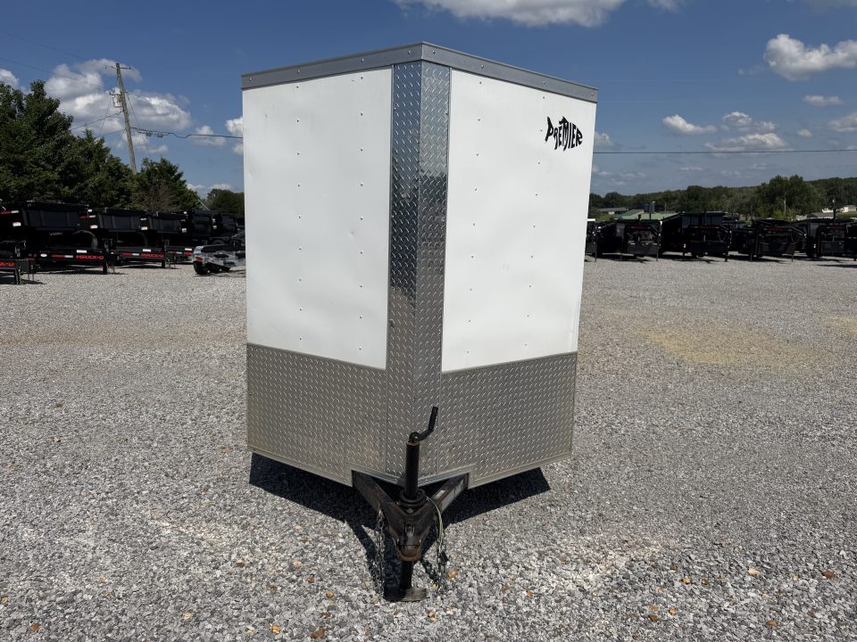 Used 2023 Premier 6'X12' 3.5K GVWR Enclosed Trailer