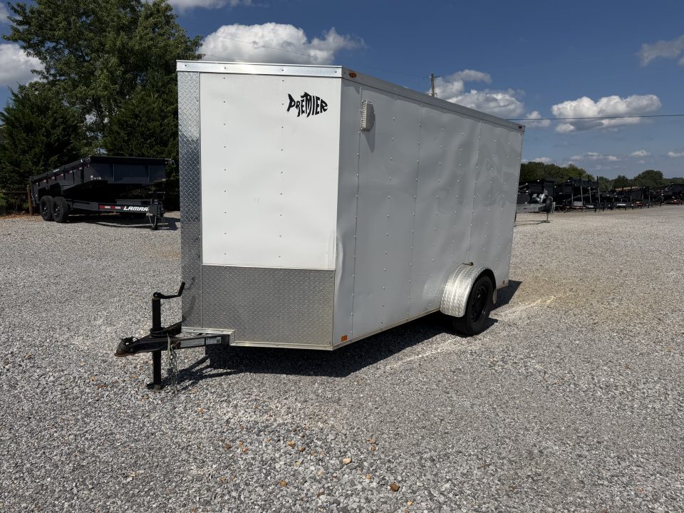 Used 2023 Premier 6'X12' 3.5K GVWR Enclosed Trailer