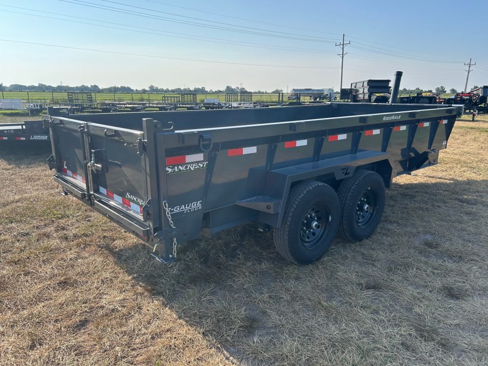 New 2027 Lamar 83x16 Tandem 14K Telescopic Dump w/ 2' Sides & 7 Gauge Floor