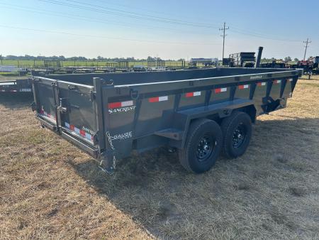 New 2027 Lamar 83x16 Tandem 14K Telescopic Dump w/ 2' Sides & 7 Gauge Floor