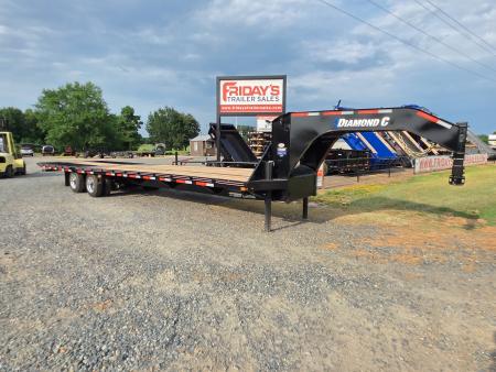 New 2026 Diamond C Trailers FMAX216 35' x 102" 40K Hydraulic Dovetail Pacesetter Edition