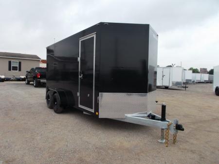 New 2026 Cell-Tech Trailers 7x16 Cargo Trailer / Construction Trailer / Industrial Trailer / 7ft Interior / 5200# Axles / Ramp / Black Screwless Exterior / E-Track / HEAVY DUTY Cell Tech Walls and Floor