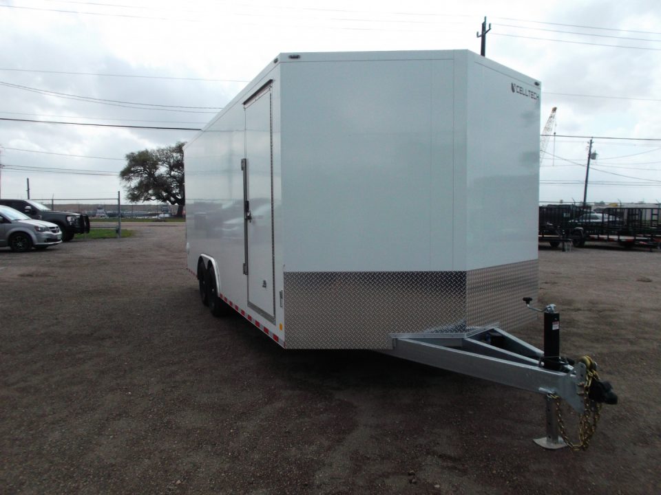 New 2026 Cell-Tech Trailers 8.5x20 Cargo Trailer / Enclosed Trailer / Construction Trailer / Industrial Trailer / 7ft Interior / 5200# Axles / E-Track / Screwless Exterior / Bulldog Coupler / HEAVY DUTY Cell Tech Walls and Floor