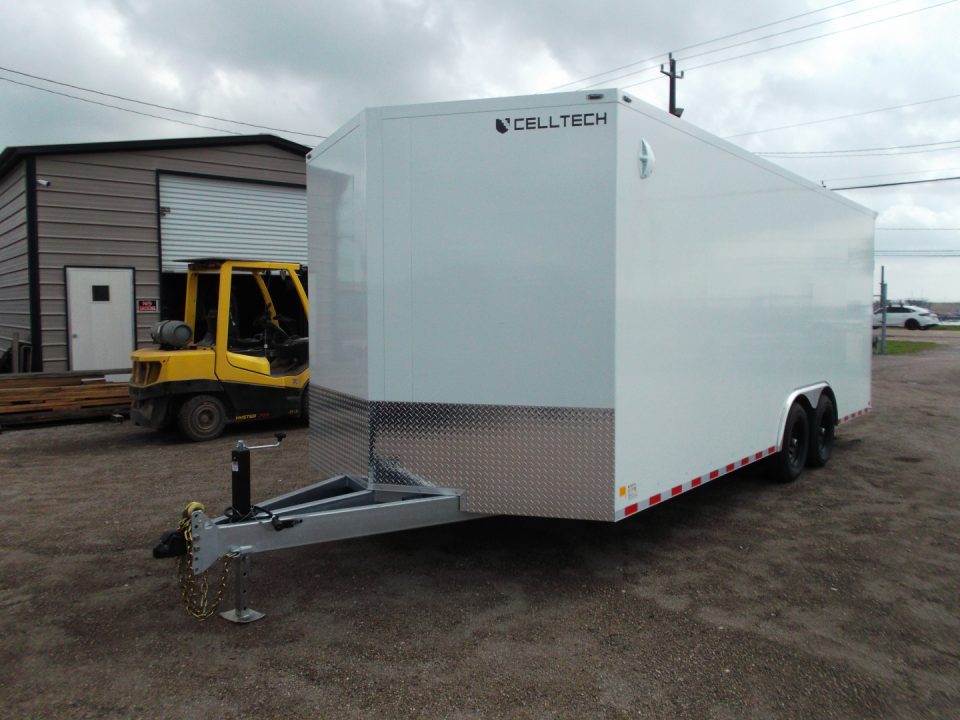 New 2026 Cell-Tech Trailers 8.5x20 Cargo Trailer / Enclosed Trailer / Construction Trailer / Industrial Trailer / 7ft Interior / 5200# Axles / E-Track / Screwless Exterior / Bulldog Coupler / HEAVY DUTY Cell Tech Walls and Floor
