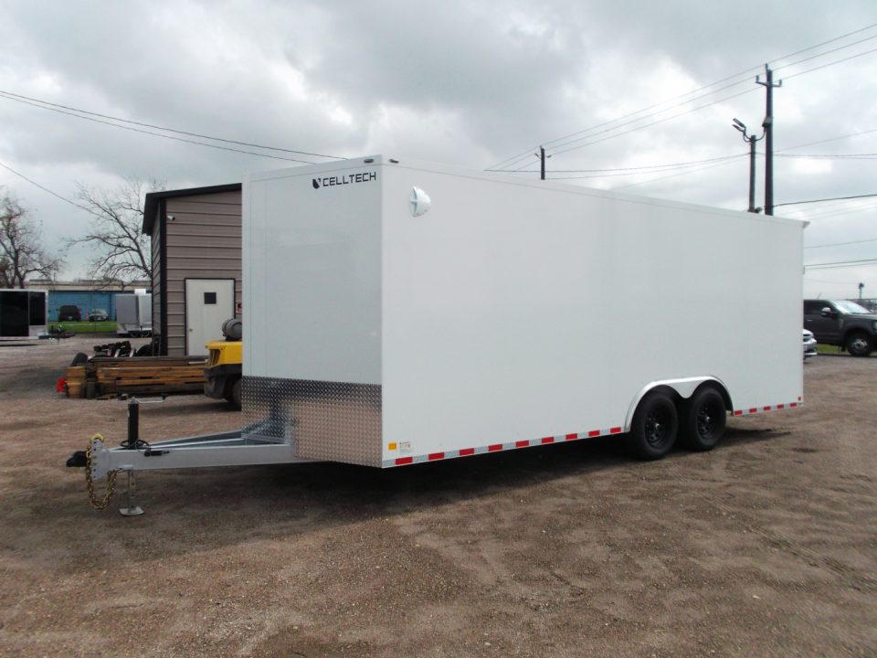 New 2026 Cell-Tech Trailers 8.5x20 Cargo Trailer / Enclosed Trailer / Construction Trailer / Industrial Trailer / 7ft Interior / 5200# Axles / E-Track / Screwless Exterior / Bulldog Coupler / HEAVY DUTY Cell Tech Walls and Floor