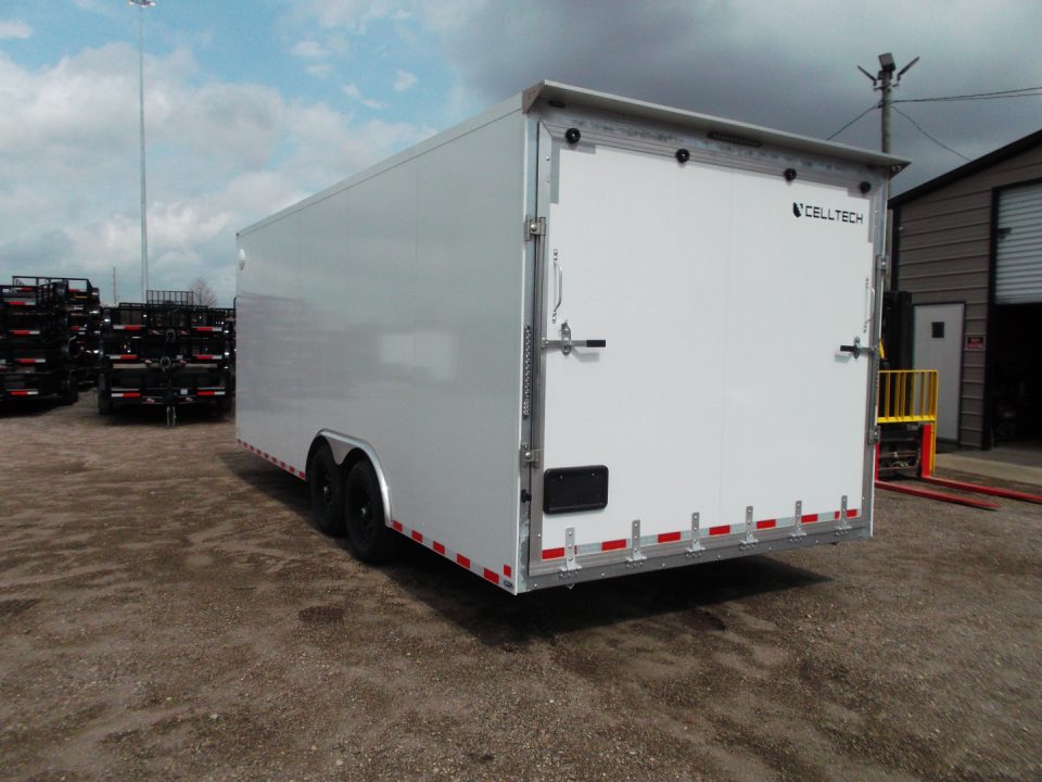 New 2026 Cell-Tech Trailers 8.5x20 Cargo Trailer / Enclosed Trailer / Construction Trailer / Industrial Trailer / 7ft Interior / 5200# Axles / E-Track / Screwless Exterior / Bulldog Coupler / HEAVY DUTY Cell Tech Walls and Floor