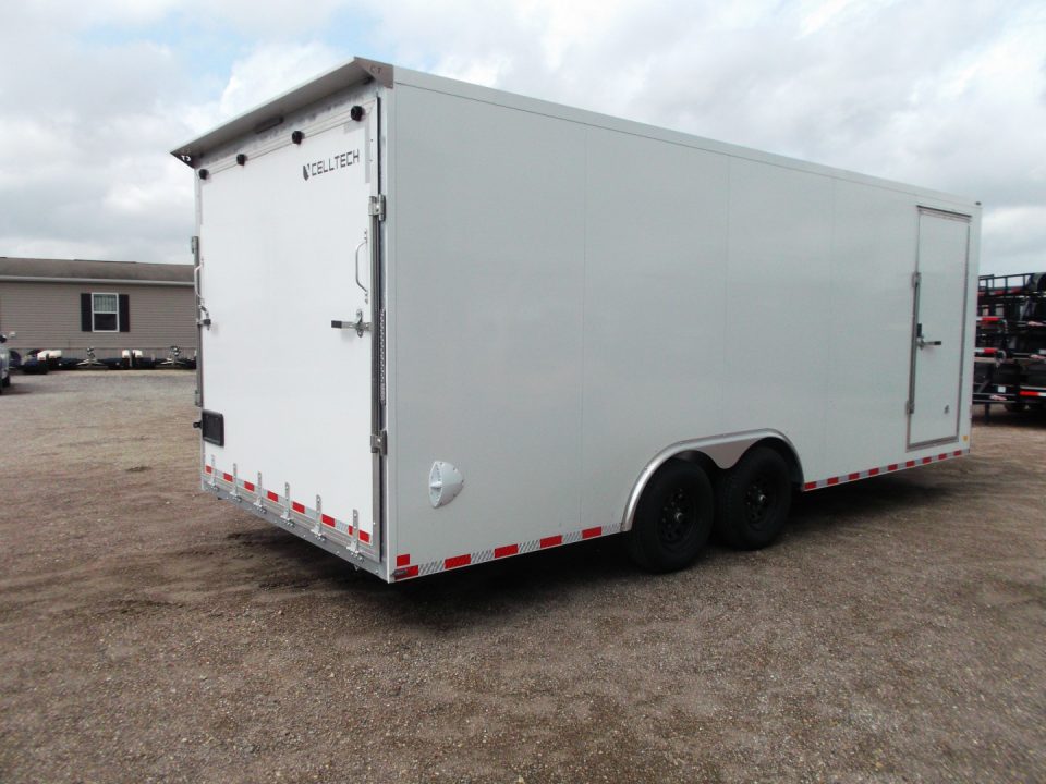 New 2026 Cell-Tech Trailers 8.5x20 Cargo Trailer / Enclosed Trailer / Construction Trailer / Industrial Trailer / 7ft Interior / 5200# Axles / E-Track / Screwless Exterior / Bulldog Coupler / HEAVY DUTY Cell Tech Walls and Floor