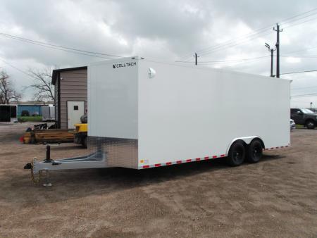 New 2026 Cell-Tech Trailers 8.5x20 Cargo Trailer / Enclosed Trailer / Construction Trailer / Industrial Trailer / 7ft Interior / 5200# Axles / E-Track / Screwless Exterior / Bulldog Coupler / HEAVY DUTY Cell Tech Walls and Floor