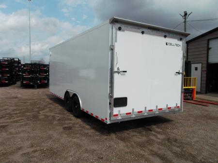 New 2026 Cell-Tech Trailers 8.5x20 Cargo Trailer / Enclosed Trailer / Construction Trailer / Industrial Trailer / 7ft Interior / 5200# Axles / E-Track / Screwless Exterior / Bulldog Coupler / HEAVY DUTY Cell Tech Walls and Floor