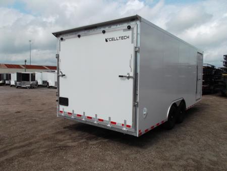 New 2026 Cell-Tech Trailers 8.5x20 Cargo Trailer / Enclosed Trailer / Construction Trailer / Industrial Trailer / 7ft Interior / 5200# Axles / E-Track / Screwless Exterior / Bulldog Coupler / HEAVY DUTY Cell Tech Walls and Floor