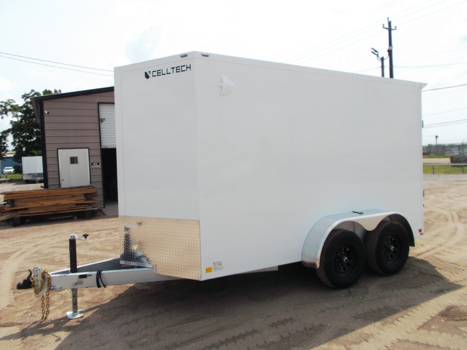 New 2026 Cell-Tech Trailers 6X12 Cargo Trailer / Construction Trailer / Industrial Trailer / 7ft Interior / 5200# Axles / Ramp / Screwless Exterior / E-Track / HEAVY DUTY Cell Tech Walls and Floor