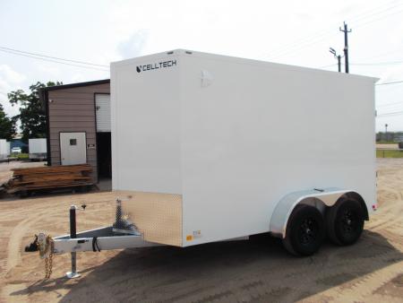 New 2026 Cell-Tech Trailers 6X12 Cargo Trailer / Construction Trailer / Industrial Trailer / 7ft Interior / 5200# Axles / Ramp / Screwless Exterior / E-Track / HEAVY DUTY Cell Tech Walls and Floor