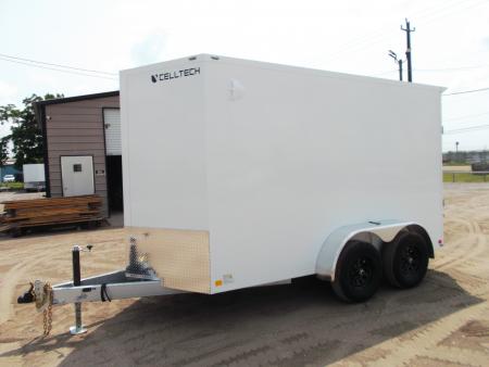 New 2026 Cell-Tech Trailers 6X12 Cargo Trailer / Construction Trailer / Industrial Trailer / 7ft Interior / 5200# Axles / Ramp / Screwless Exterior / E-Track / HEAVY DUTY Cell Tech Walls and Floor