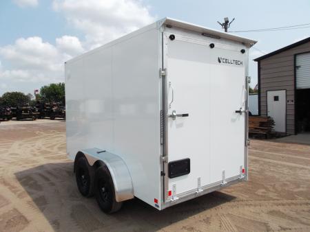 New 2026 Cell-Tech Trailers 6X12 Cargo Trailer / Construction Trailer / Industrial Trailer / 7ft Interior / 5200# Axles / Ramp / Screwless Exterior / E-Track / HEAVY DUTY Cell Tech Walls and Floor