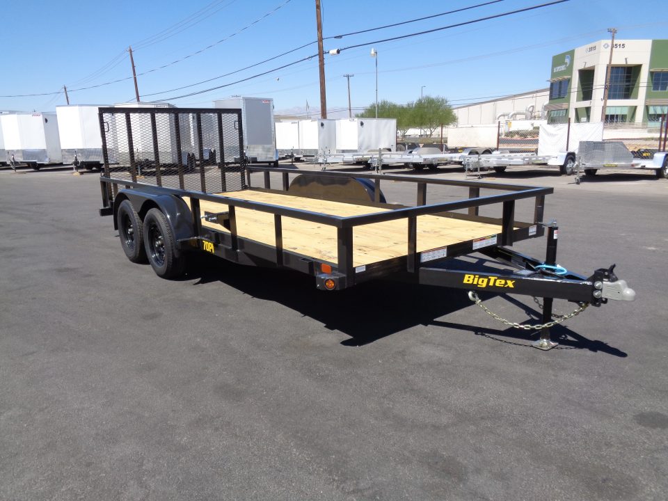 New 2027 Big Tex Trailers * 70PI-16 * 16ft Tandem Axle Utility Trailer w/ Ramp Gate