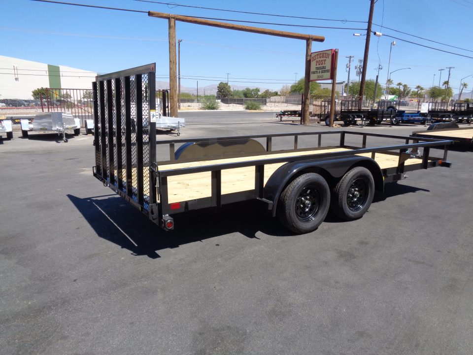 New 2027 Big Tex Trailers * 70PI-16 * 16ft Tandem Axle Utility Trailer w/ Ramp Gate