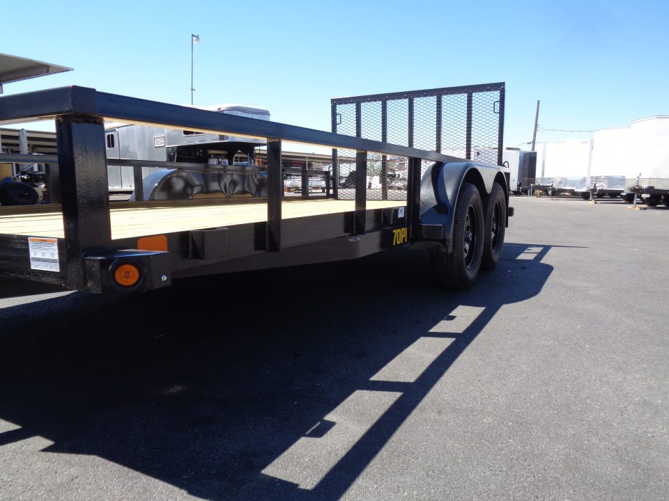 New 2027 Big Tex Trailers * 70PI-16 * 16ft Tandem Axle Utility Trailer w/ Ramp Gate