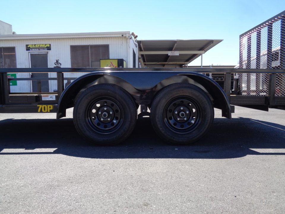 New 2027 Big Tex Trailers * 70PI-16 * 16ft Tandem Axle Utility Trailer w/ Ramp Gate