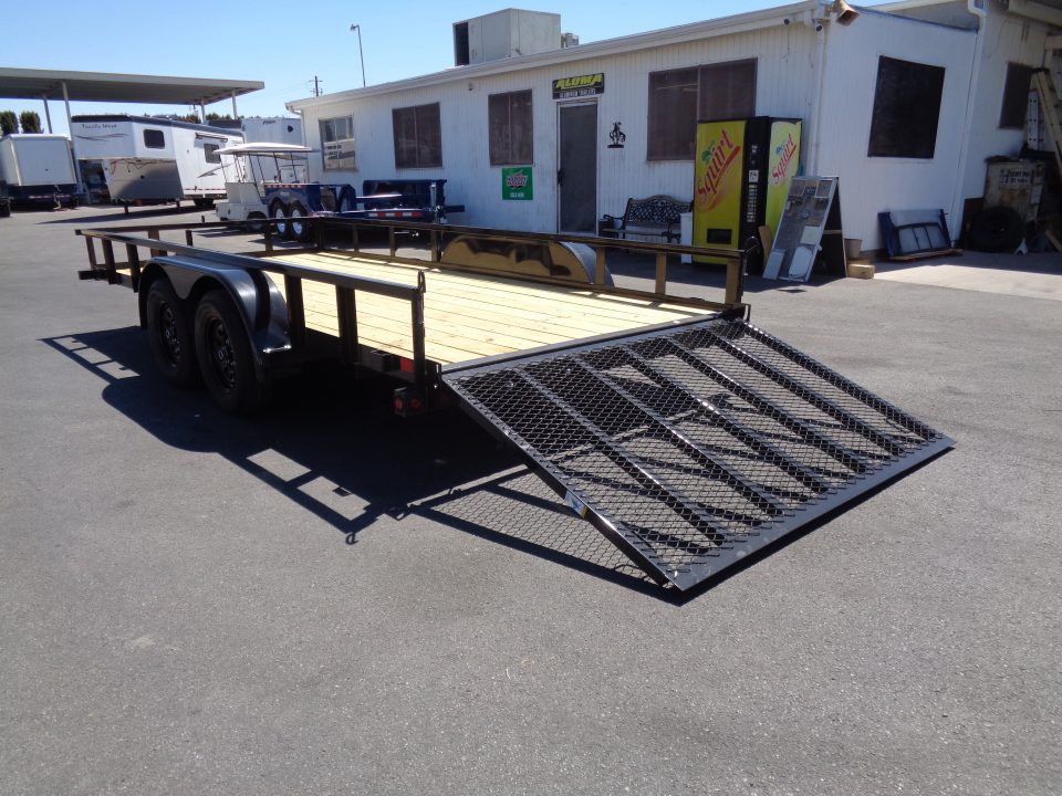 New 2027 Big Tex Trailers * 70PI-16 * 16ft Tandem Axle Utility Trailer w/ Ramp Gate