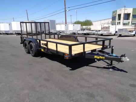New 2027 Big Tex Trailers * 70PI-16 * 16ft Tandem Axle Utility Trailer w/ Ramp Gate