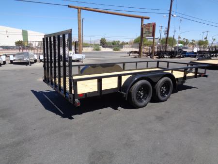 New 2027 Big Tex Trailers * 70PI-16 * 16ft Tandem Axle Utility Trailer w/ Ramp Gate