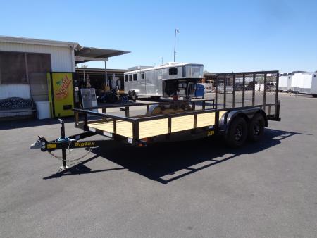 New 2027 Big Tex Trailers * 70PI-16 * 16ft Tandem Axle Utility Trailer w/ Ramp Gate