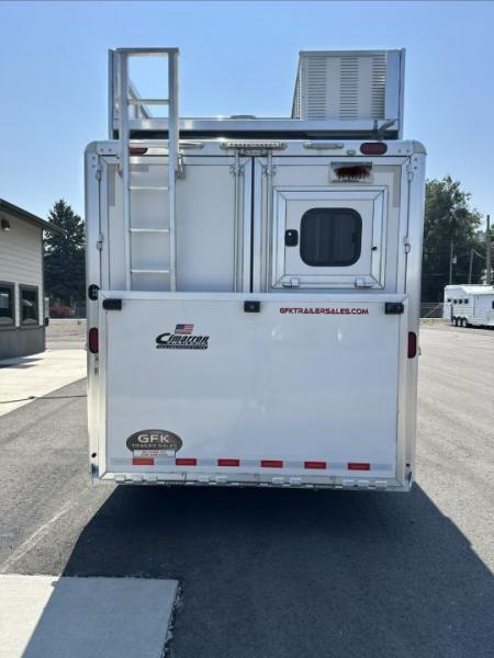 Used 2021 Cimarron 3 Horse with 14'3" Living Quarter