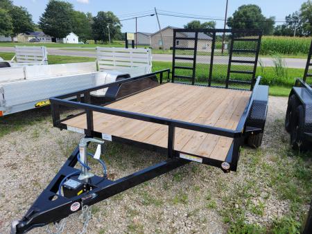 New 2026 Sure-Trac 7x12 Tube Top 7K Utility Trailer