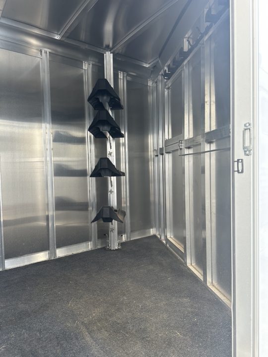 Used 2022 Exiss Trailers 4 Horse Stock / Stock Combo Trailer