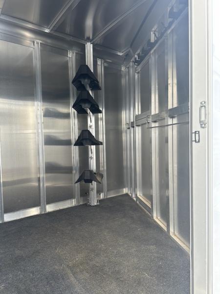 Used 2022 Exiss Trailers 4 Horse Stock / Stock Combo Trailer
