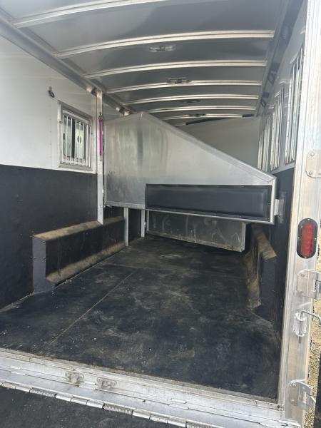 Used 2022 Exiss Trailers 4 Horse Stock / Stock Combo Trailer
