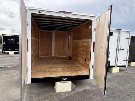 New 2027 Homesteader Trailer 7 X 12 FT TANDEM AXLE  INTREPID CARGO TRAILER WITH DOUBLE REAR DOORS 7 FT INTERIOR HEIGHT