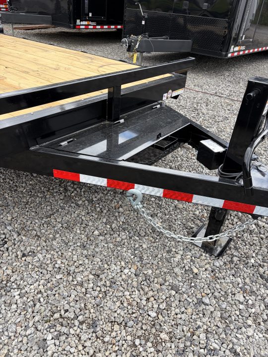 New 2027 Triple Crown 7x24 Heavy Duty Equipment Trailer, EZ Assist MEGA Ramps, 16K GVWR
