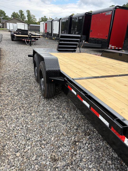 New 2027 Triple Crown 7x24 Heavy Duty Equipment Trailer, EZ Assist MEGA Ramps, 16K GVWR