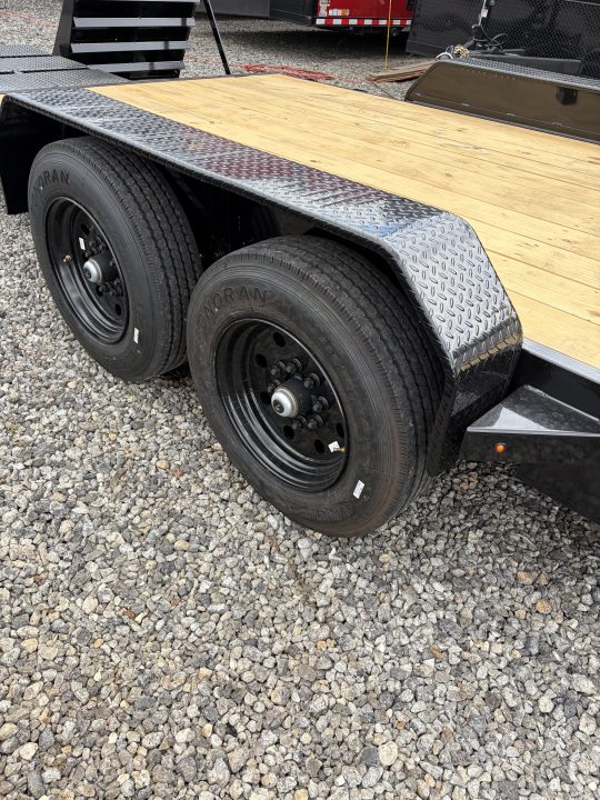New 2027 Triple Crown 7x24 Heavy Duty Equipment Trailer, EZ Assist MEGA Ramps, 16K GVWR
