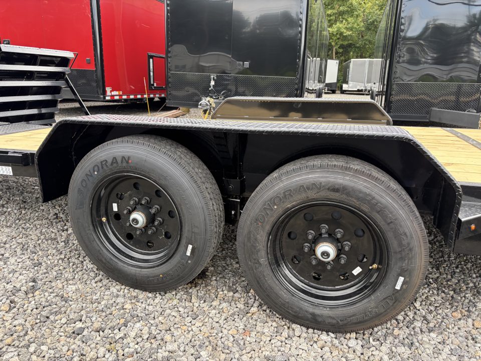 New 2027 Triple Crown 7x24 Heavy Duty Equipment Trailer, EZ Assist MEGA Ramps, 16K GVWR