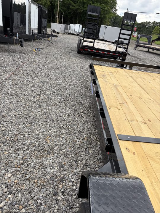 New 2027 Triple Crown 7x24 Heavy Duty Equipment Trailer, EZ Assist MEGA Ramps, 16K GVWR