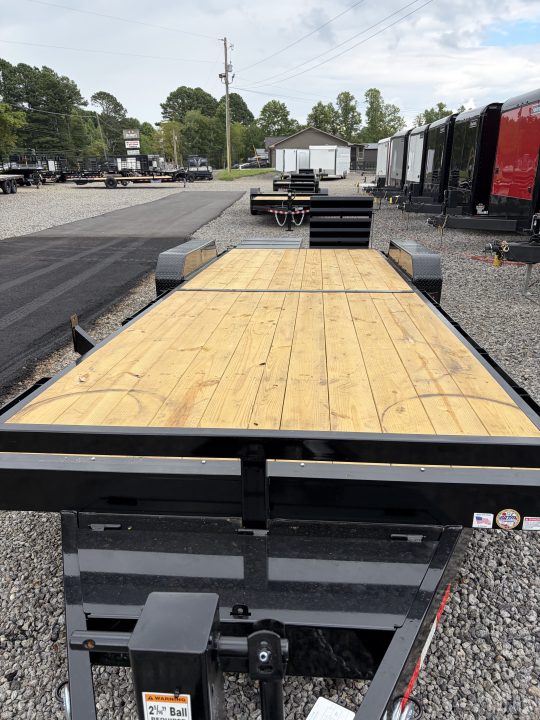 New 2027 Triple Crown 7x24 Heavy Duty Equipment Trailer, EZ Assist MEGA Ramps, 16K GVWR
