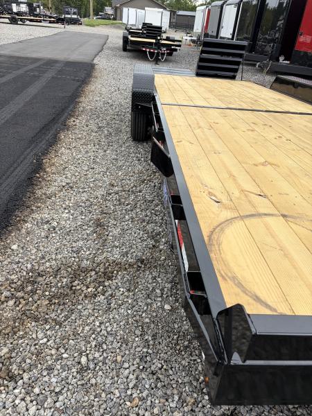 New 2027 Triple Crown 7x24 Heavy Duty Equipment Trailer, EZ Assist MEGA Ramps, 16K GVWR